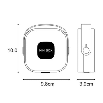 SASTA BAZAR Portable Storage Jewelry Box