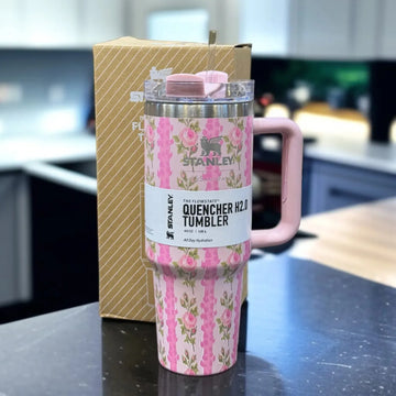 SASAT BAZAR STANLEY FLORAL SERIES PINK TUMBLER
